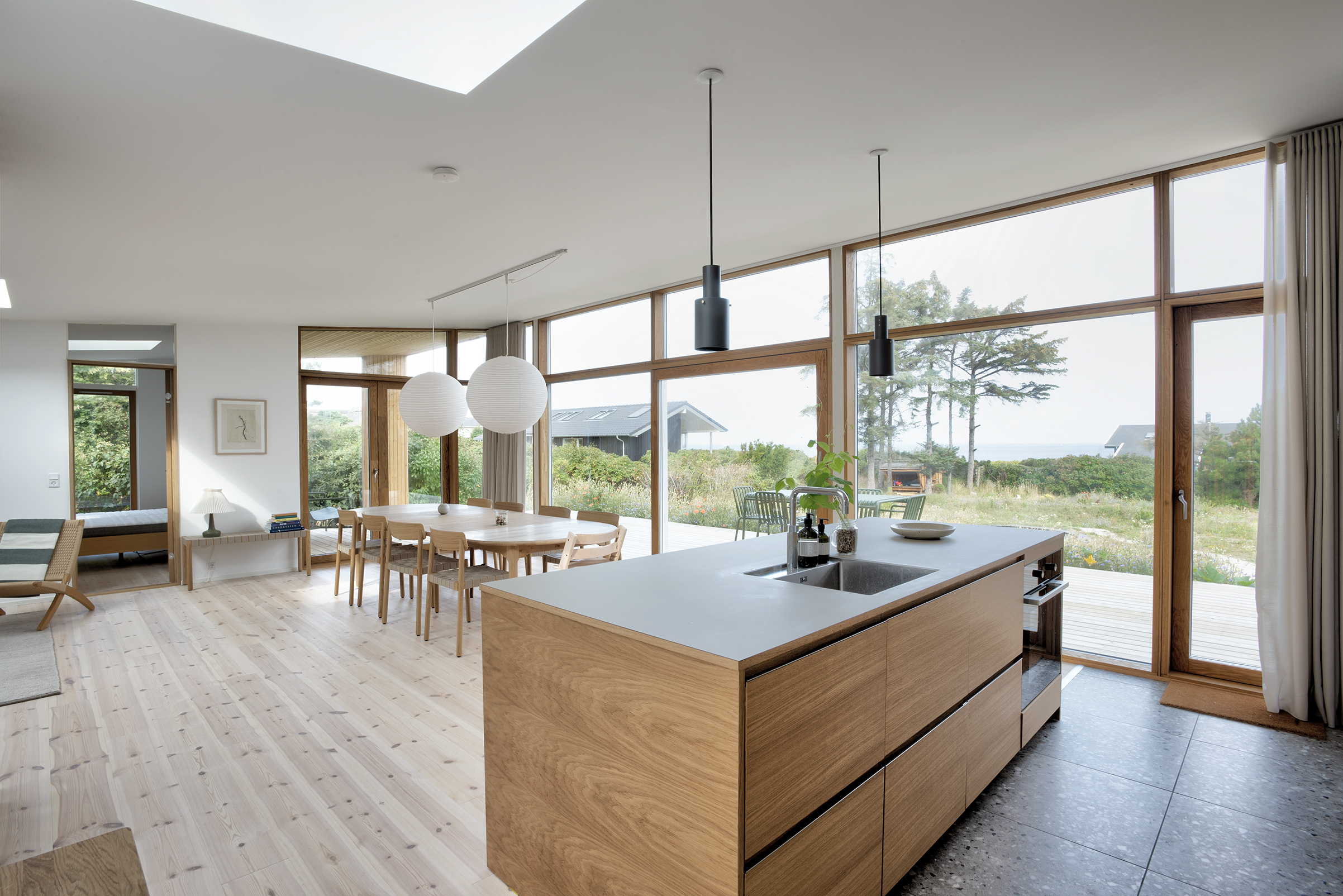 KRONE Skydedøre egetræ