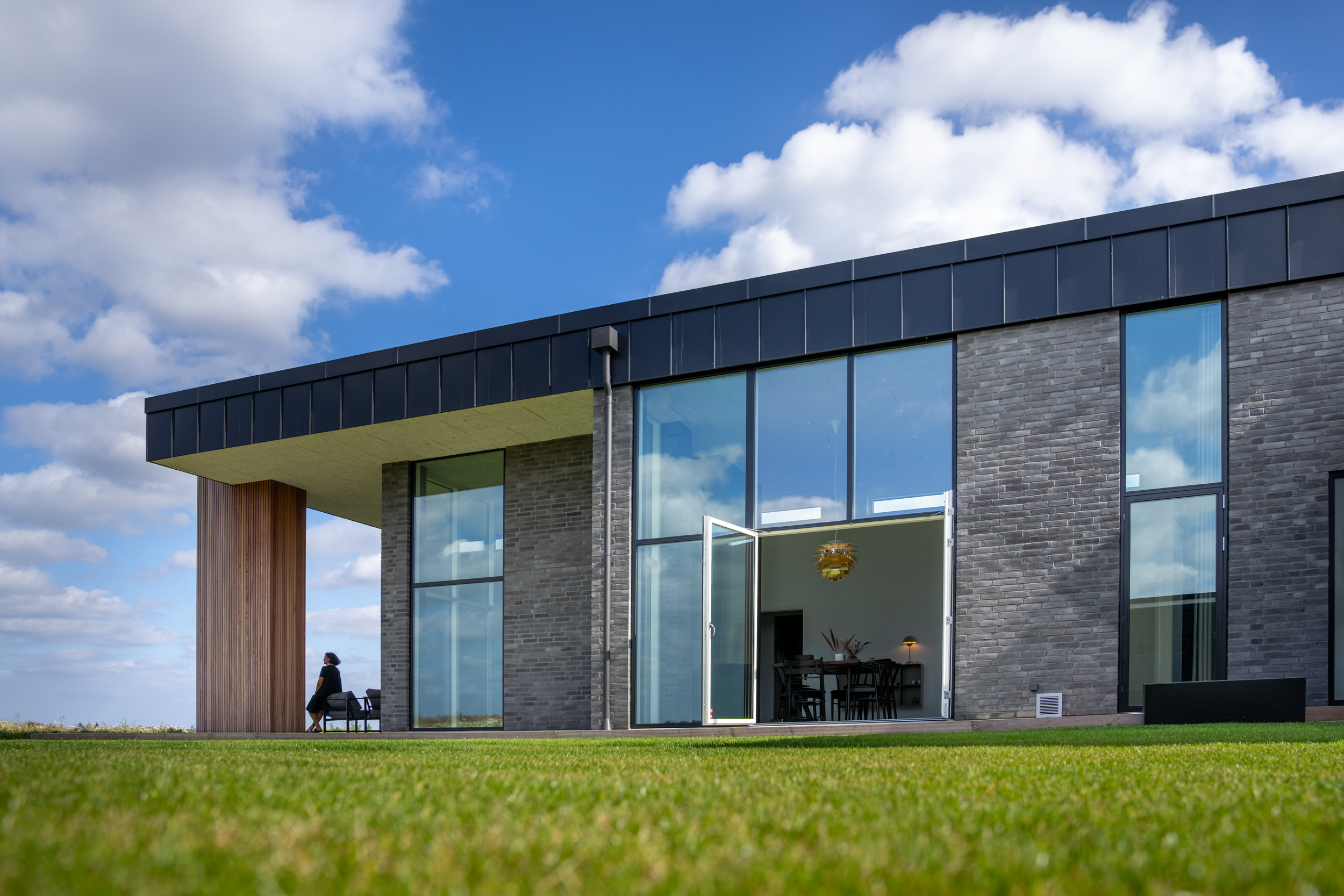 Kronevinduer - trerrassedør